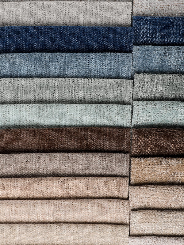 Duffry Divano in tessuto Chenille